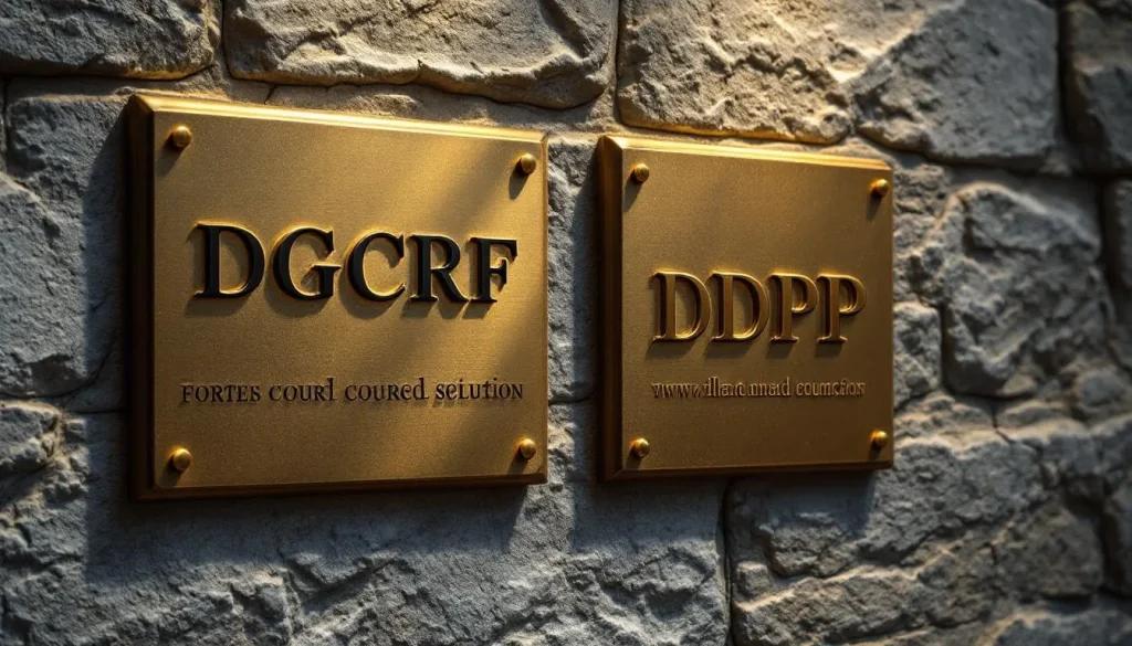Logos de différents organismes de régulation affichés sur un fond neutre.